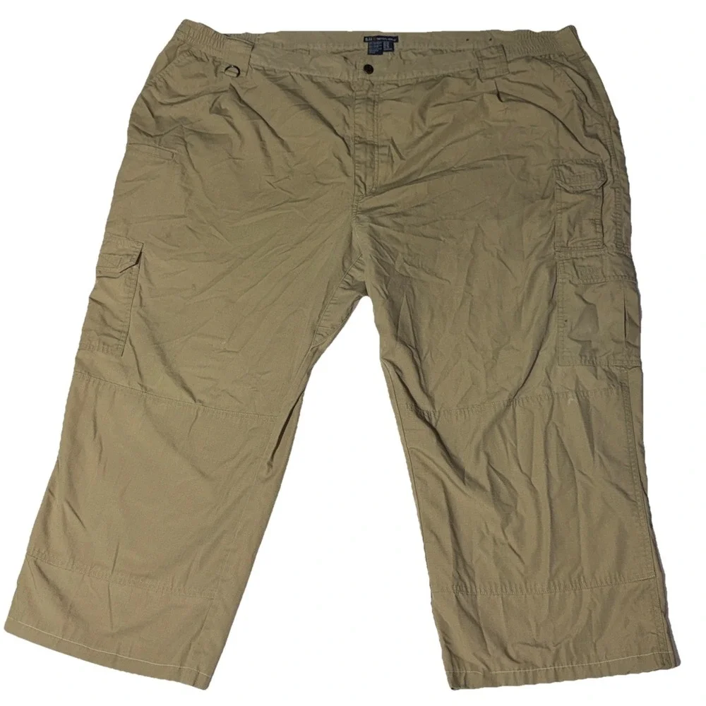 5.11 Tactical Pants Men's 54x25 Taclite Pro Cargo Utility Ripstop Brown Military